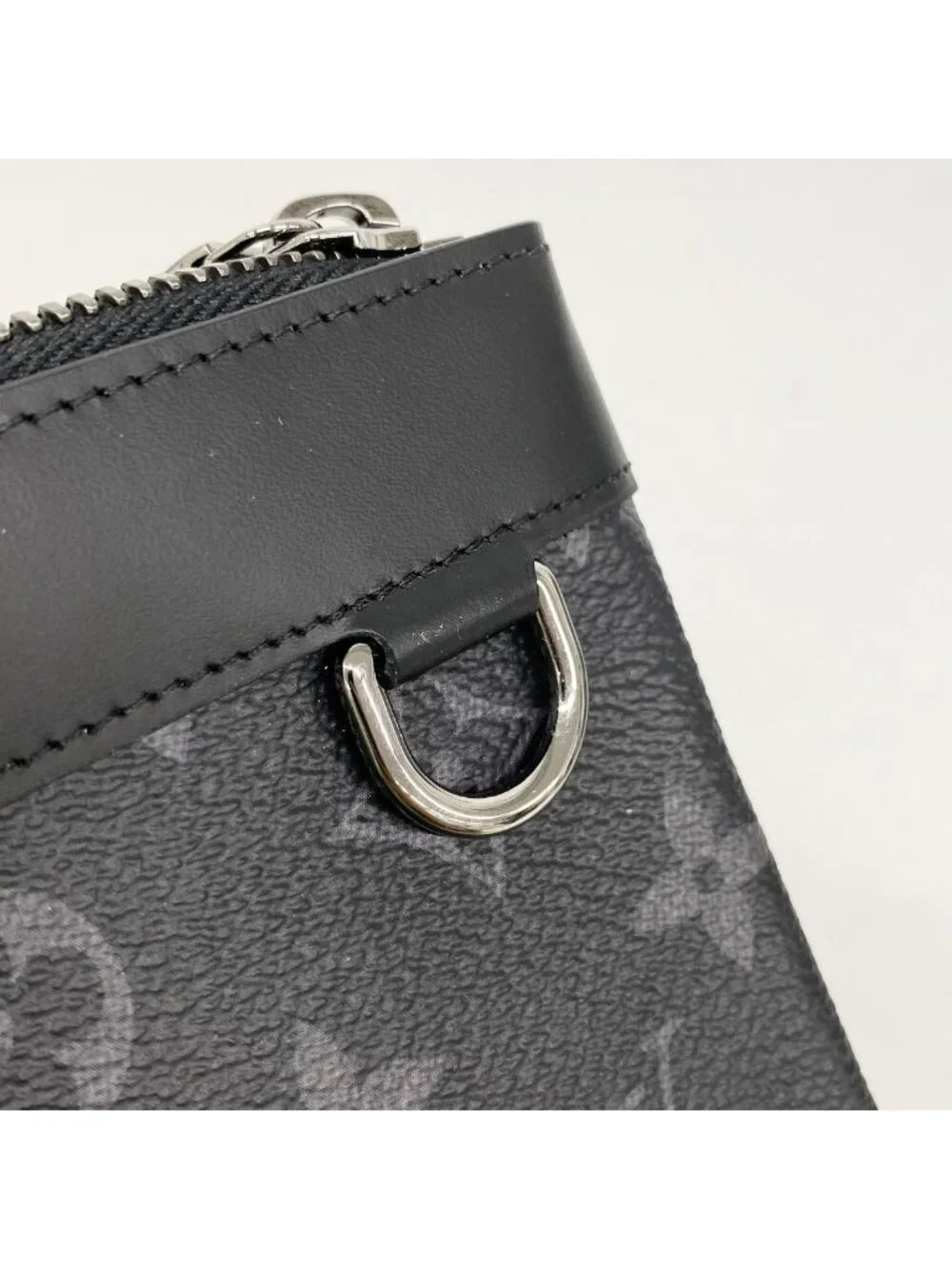 Louis Vuitton Pouch Monogram Eclipse Pochette Discovery PM Black